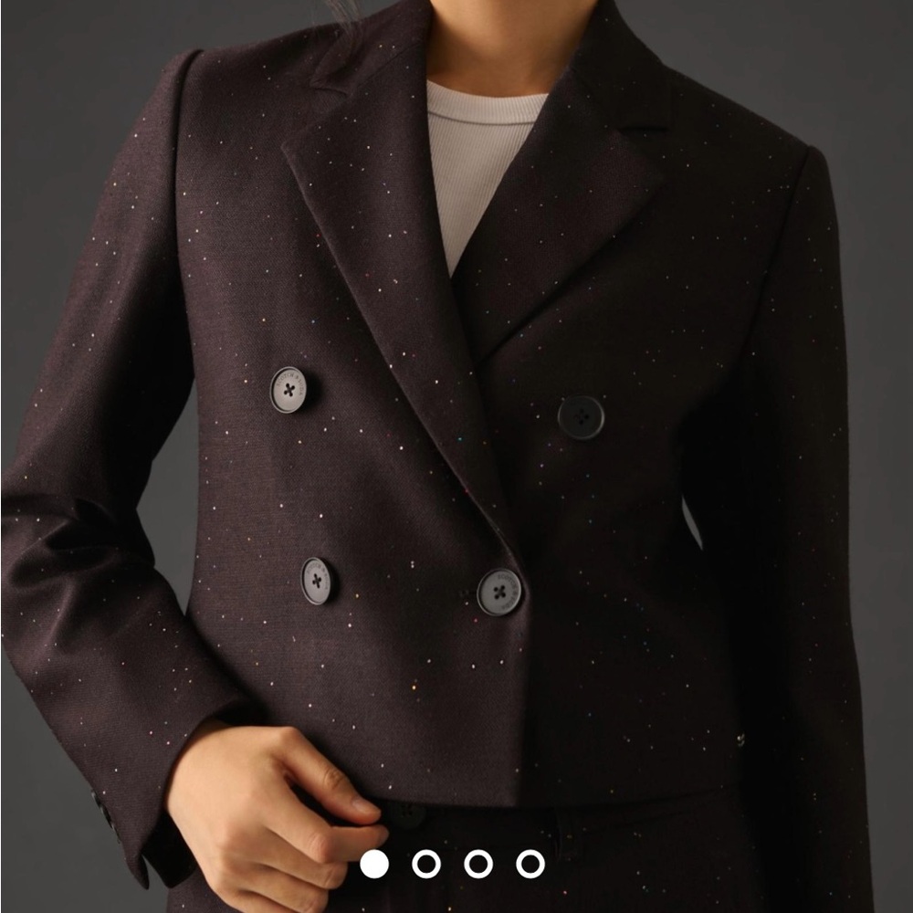 Scotch and Soda Cropped Sparkle Jacket